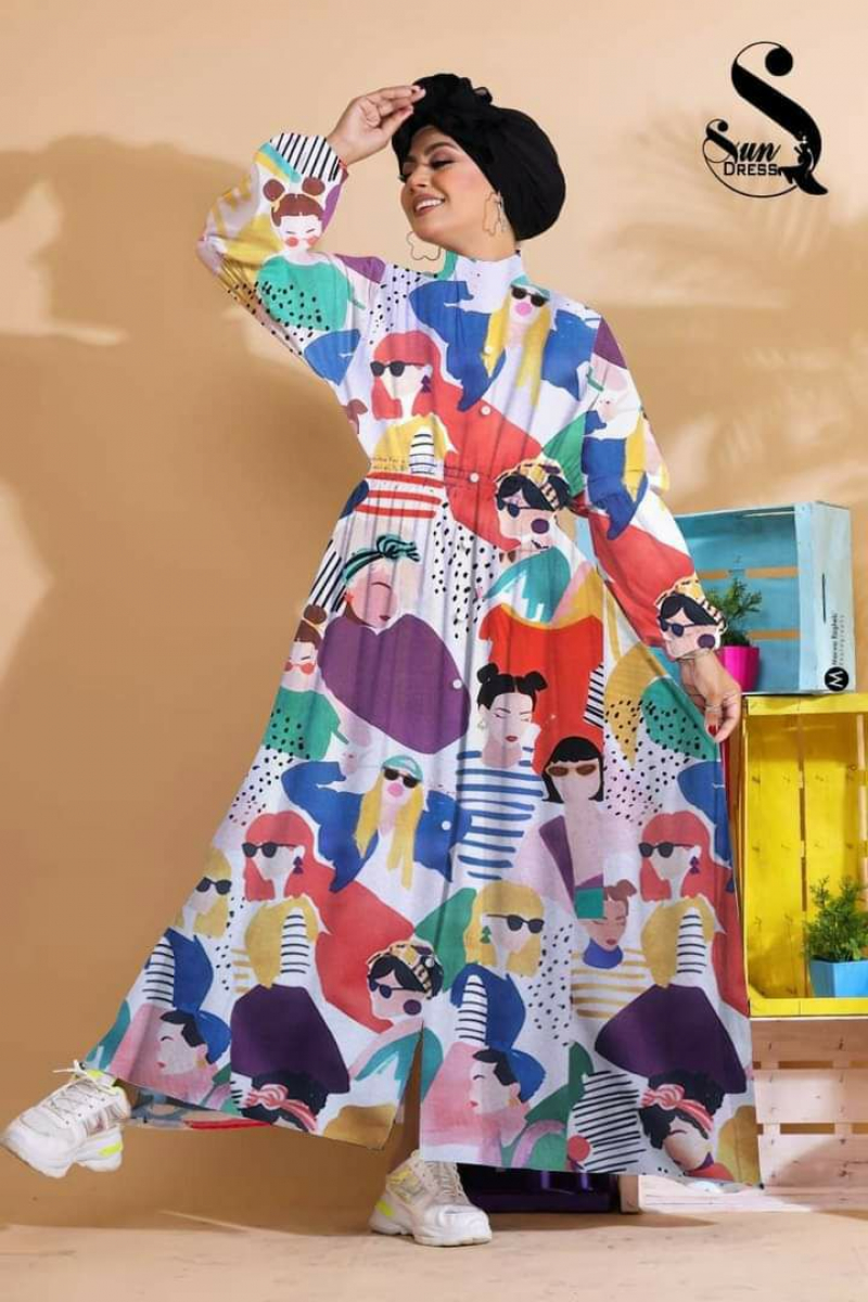 فستان كاجوال - بالوان الصيف المبهجة